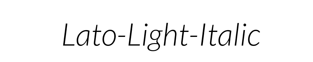 Lato-Light-Italic