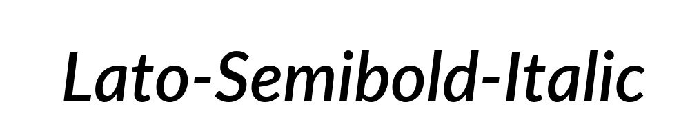 Lato-Semibold-Italic