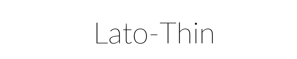 Lato-Thin