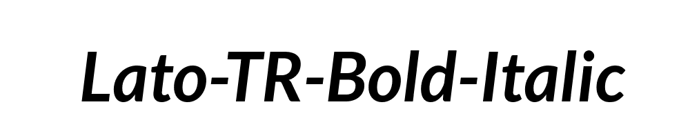 Lato-TR-Bold-Italic