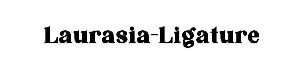 Laurasia-Ligature