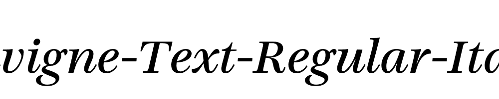 Lavigne-Text-Regular-Italic