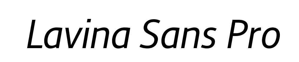 Lavina Sans Pro