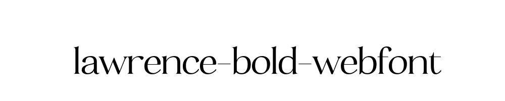 lawrence-bold-webfont