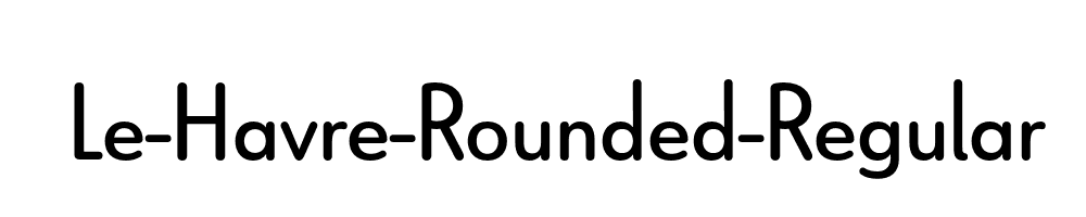 Le-Havre-Rounded-Regular