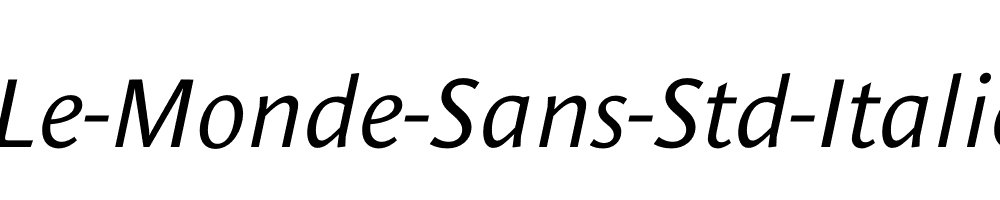 Le-Monde-Sans-Std-Italic