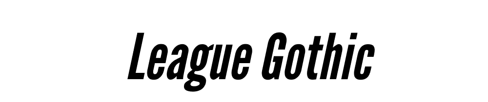 League Gothic