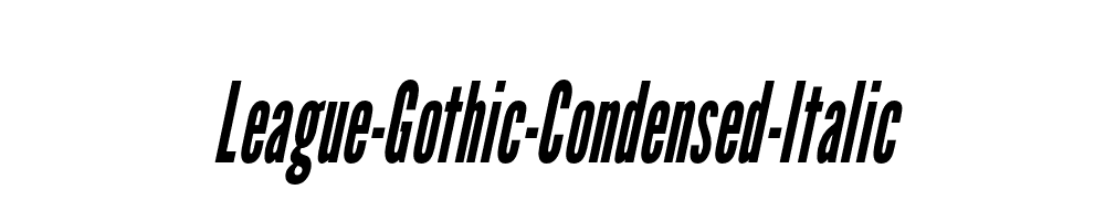 League-Gothic-Condensed-Italic