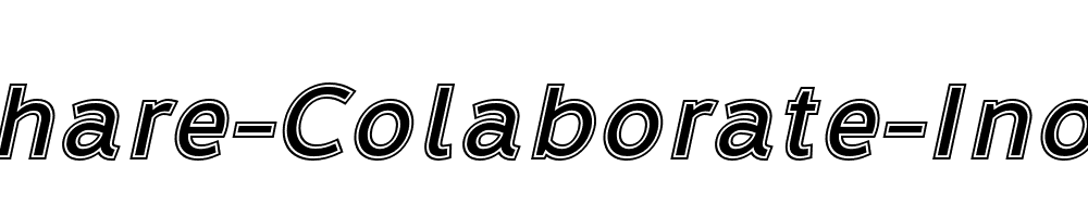 Learn-Share-Colaborate-Inout-Italic