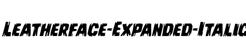 Leatherface-Expanded-Italic