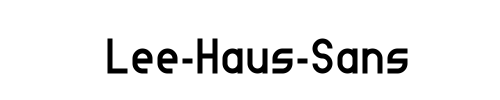 Lee-Haus-Sans