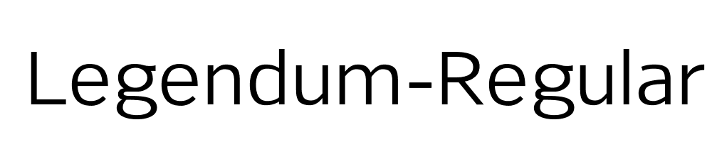 Legendum-Regular