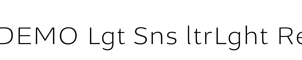 FSP DEMO Lgt Sns ltrLght Regular