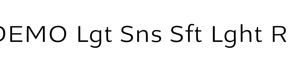 FSP DEMO Lgt Sns Sft Lght Regular
