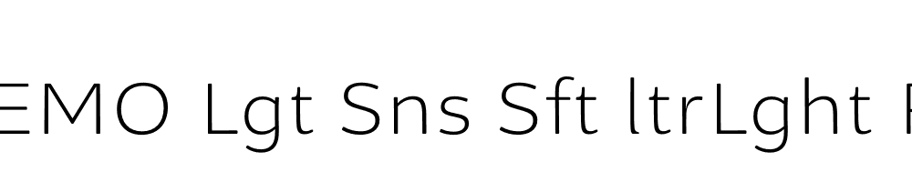 FSP DEMO Lgt Sns Sft ltrLght Regular