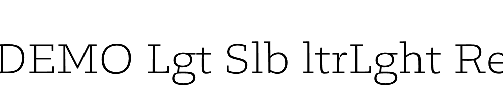 FSP DEMO Lgt Slb ltrLght Regular