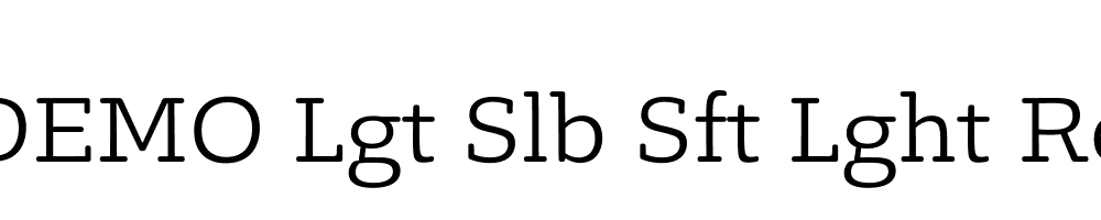 FSP DEMO Lgt Slb Sft Lght Regular