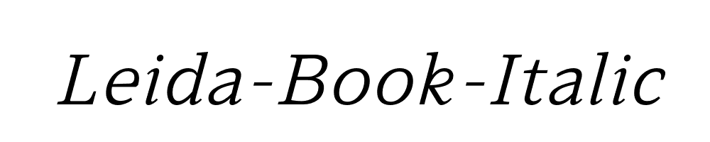 Leida-Book-Italic