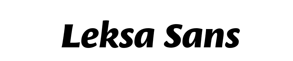 Leksa Sans