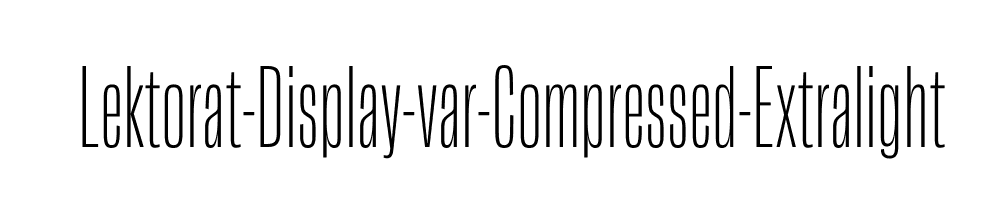 Lektorat-Display-var-Compressed-Extralight