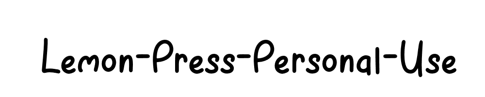 Lemon-Press-Personal-Use