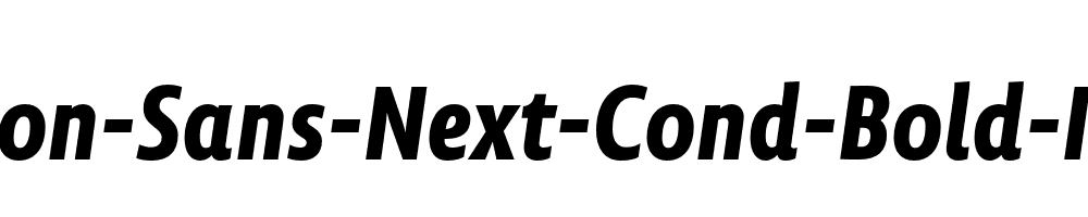 Lemon-Sans-Next-Cond-Bold-Italic