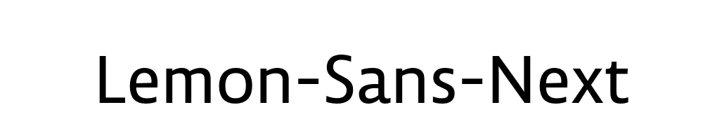 Lemon-Sans-Next