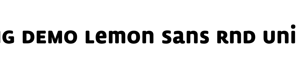  DEMO Lemon Sans Rnd Uni Bold Bold