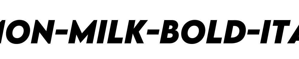 LEMON-MILK-Bold-Italic