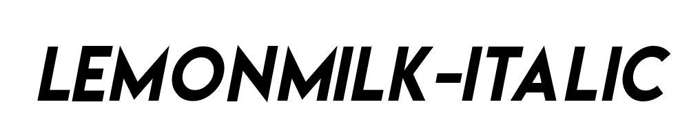 LemonMilk-italic