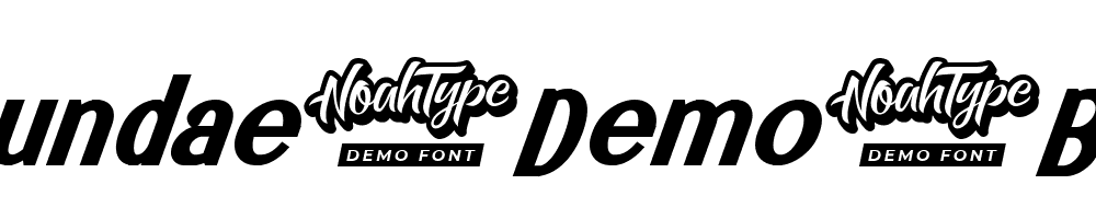 Lemon-Sundae-Demo-Bold-Italic