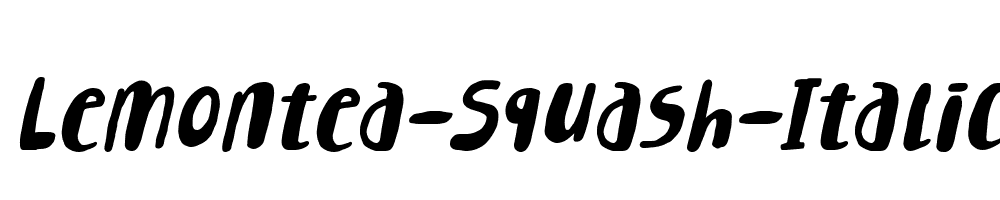 Lemontea-Squash-Italic