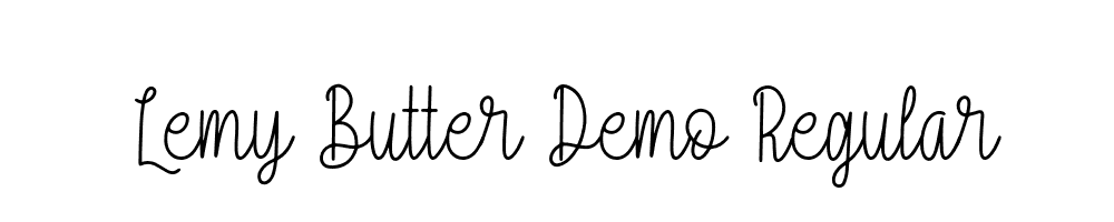 Lemy-Butter-Demo-Regular