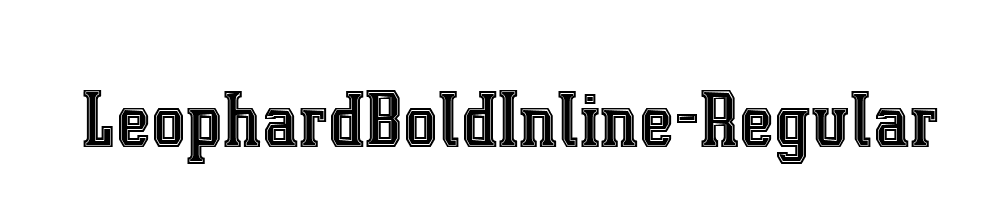 LeophardBoldInline-Regular