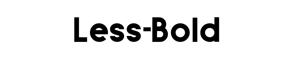 Less-Bold