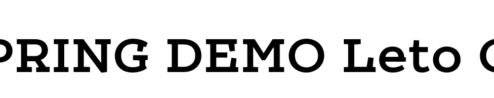  DEMO Leto One Bold