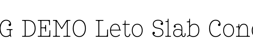  DEMO Leto Slab Condensed Thin