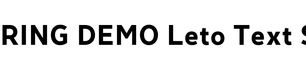  DEMO Leto Text Sans Bold