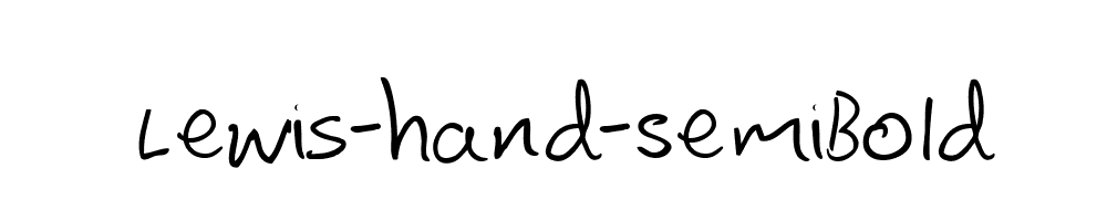 Lewis-hand-SemiBold