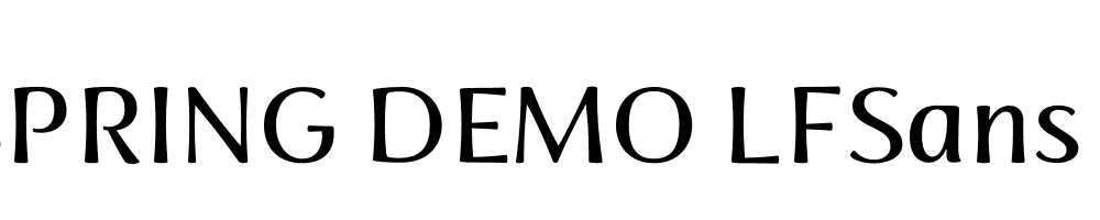  DEMO LFSans Regular