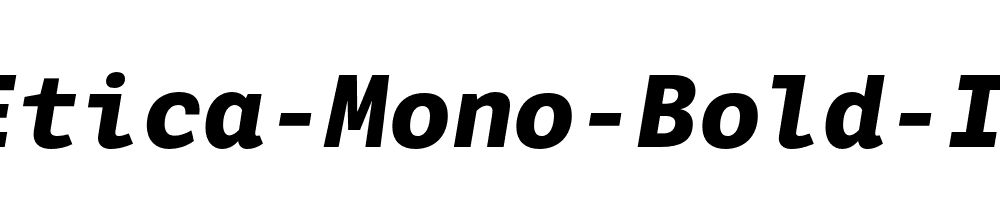 LFT-Etica-Mono-Bold-Italic