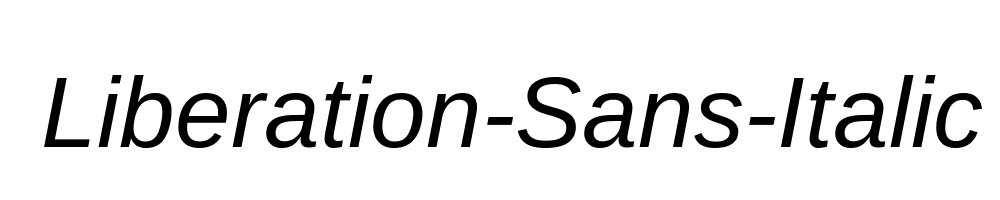 Liberation-Sans-Italic