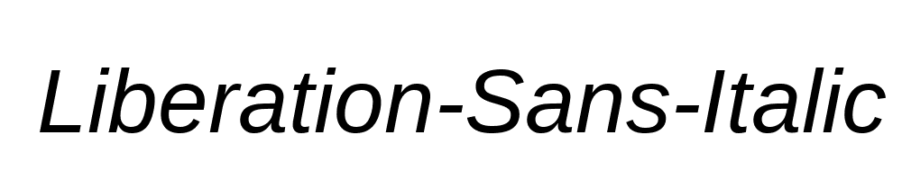 Liberation-Sans-Italic