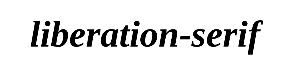 Liberation Serif