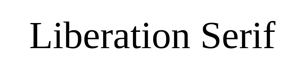 Liberation Serif