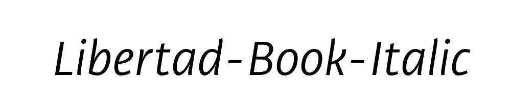 Libertad-Book-Italic