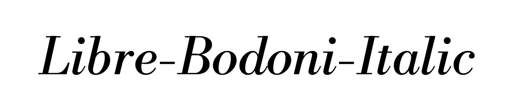 Libre-Bodoni-Italic