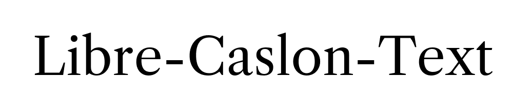 Libre-Caslon-Text