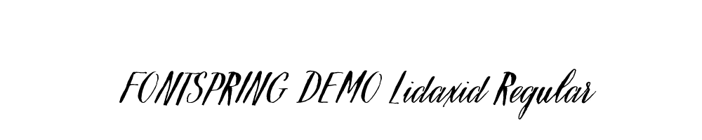  DEMO Lidaxid Regular