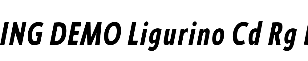  DEMO Ligurino Cd Rg Bold Italic